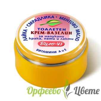 НАТУРАЛНА КОЗМЕТИКА  Грижа за ръце и тяло  Крем-вазелин за напукани крака, пети и лакти Биле-VJ Bodi Beauty 40 мл